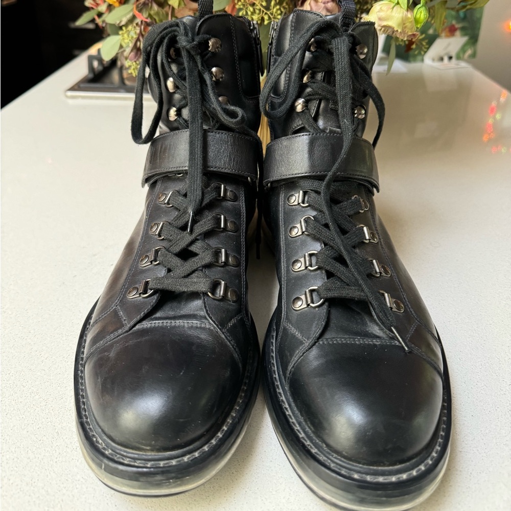 Prada Leather Lace up boots - Picture 6 of 10